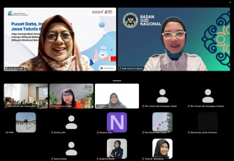 Finalisasi Draft II Kebijakan Penyelenggaraan Kearsipan secara daring, Senin (13/10)