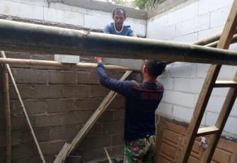 Pengerjaan rutilahu TMMD ke 126 Kodim Pacitan 