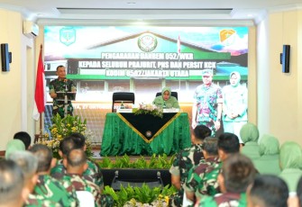 Danrem 052/Wkr Sambangi Prajurit Kodim 0502/JU