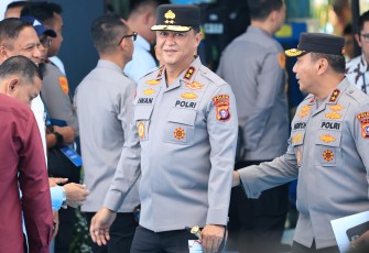 Kepala Kepolisian Daerah Kalimantan Tengah, Irjen Pol Iwan Kurniawan, menghadiri kegiatan pemusnahan barang bukti narkoba sebanyak 214,84 ton