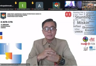 Direktur Sinkronisasi Urusan Pemerintahan Daerah III Ditjen Bina Pembangunan Daerah Kementerian Dalam Negeri, TB. Chaerul Dwi Sapta