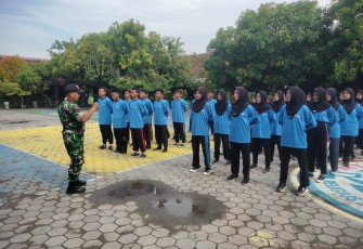 Pembekalan wasbang siswa wilayah desa binaan 