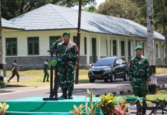 Kasrem 041/Gamas Pimpin Upacara Penutupan Pelatihan Persami dan Bela Negara KKRI Gelombang III Tahun 2025