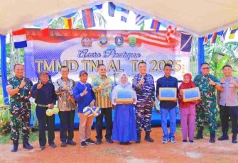 TMMD TNI AL Rampung di Kampung Melayu 