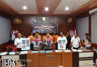 Polres Aceh Singkil Gelar Konferensi Pers Ungkap Empat Kasus Menonjol