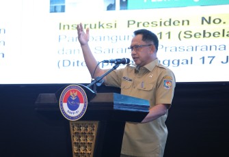 Menteri Dalam Negeri (Mendagri) sekaligus Kepala Badan Nasional Pengelola Perbatasan (BNPP) Muhammad Tito Karnavian 