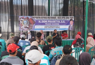 Anggota DPRD Jatim Deni Dicurhati Gelar Reses Dicurhati Minimnya Sarana Prasarana Pertanian