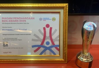 Kemensos Raih Penghargaan BKN Award 2025