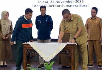 BNPB dan BPBD Sumbar Wujudkan Tata Kelola Satu Data Bencana di Wilayah