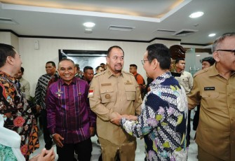 Bupati Batu Bara H Baharuddin Siagian, S.H., M.Si hadir dalam Rapat Umum Pemegang Saham Luar Biasa (RUPS - LB) PT Bank Sumut