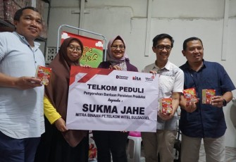Bantuan Telkom sektor UMKM di Makassar Sulsel 