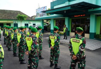 Apel siaga prajurit Kodim 0803/Madiun