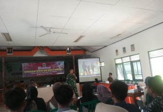 Danramil 0801/10 Punung Tekankan Peduli Tentang Generasi Penerus Dalam Sosialiasi Kenakalan Remaja