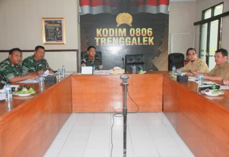 Dandim 0806/Trenggalek Pimpin Rakor Percepatan Koperasi Desa Merah Putih