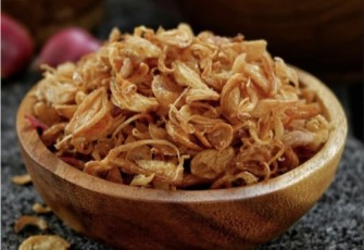 Ilustrasi bawang goreng 