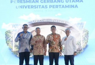 Peresmian gedung baru Universitas Pertamina 