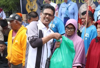 Ketua DPRD Batam Hadiri Bakti Sosial Peringatan Hari Bakti TNI AU ke-78 di Teluk Mata Ikan