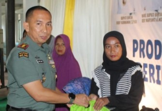 Komandan Kodim (Dandim) 0315/Tanjungpinang, Letkol Inf Abdul Hamid, S.I.P., menghadiri kegiatan Pembukaan Bazaar Produk Pengolahan Hasil Perikanan dan Kelautan yang digelar di GOR