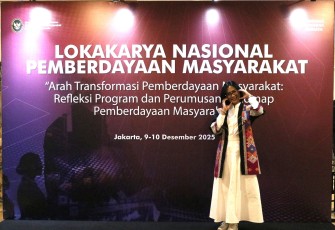 Wakil Ketua 2 FRI periode 2025-2026 sekaligus Rektor UKSW, Profesor Intiyas Utami, beri dukungan penuh dalam Lokakarya Nasional Pemberdayaan Masyarakat