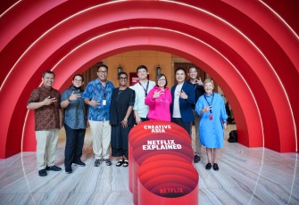 Wakil Menteri Ekonomi Kreatif, Irene Umar, menghadiri program pengembangan talenta global Netflix, Creative Asia, yang merupakan rangkaian Jogja-NETPAC Asian Film Festival (JAFF), Yogyakarta, Selasa (2/12/2025).
