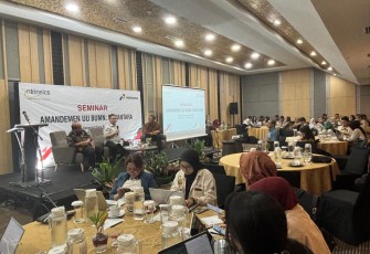 Jamdatun R. Narendra Jatna mewakili Jaksa Agung hadir sebagai narasumber dalam Seminar Nasional bertajuk “Amandemen UU BUMN: Peran Kejaksaan Pasca Keberadaan Danantara”