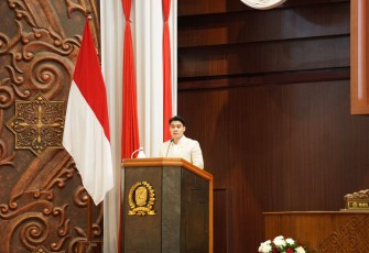 Juru bicara Fraksi Partai Gerindra DPRD Jatim, Cahyo Harjo Prakoso
