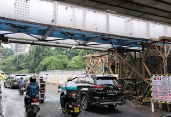 KAI Daop 1 Jakarta Lakukan Penggantian Jembatan di Area Bintaro