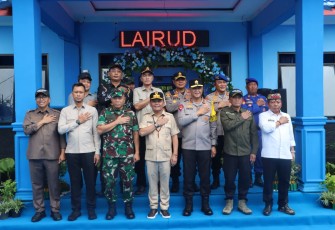 Foto bersama usa peresmian Mako Baru Satpolairud Polres Kapuas