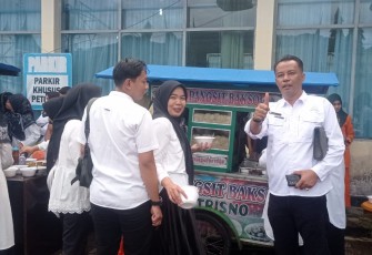 Keluarga Besar RSUD Tuanku Imam Bonjol saat Gelar Halal Bi Halal Idul fitri 1446 H