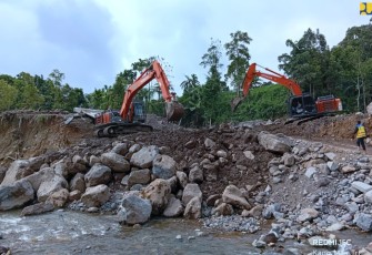 Kementerian PU Tangani Konektivitas Jalan Provinsi Sicincin-Bukittinggi, Pemasangan Jembatan Darurat Ditargetkan Rampung Awal Januari