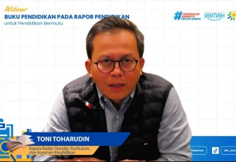 Kepala Badan Standar, Kurikulum, dan Asesmen Pendidikan, Toni Toharudin