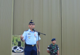 Kepala Dinas Personel Lanud Sultan Hasanuddin, Letkol Adm Sidik Pramono, M.M.S.