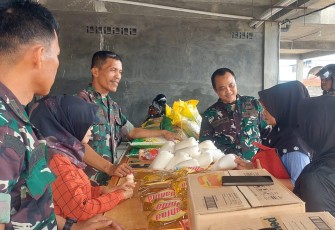 Kodim 0315/Tanjungpinang Gelar Kegiatan Pasar Murah