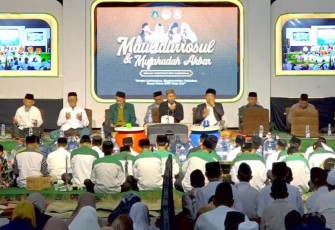 Pengajian Maulidurrosul dan Mujahadah Akbar Bersama Masyarakat di Wilayah Pacitan