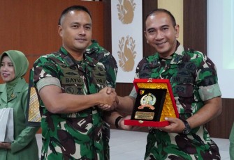 Dandim 0803/Madiun Pimpin Lepas Sambut Kasdim dan Pabung