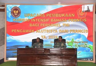 Kursus Intensif Bahasa Prancis Bagi Personel TNI Resmi Dibuka