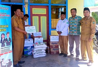 LAZISNU Salurkan Sembako untuk Korban Bencana