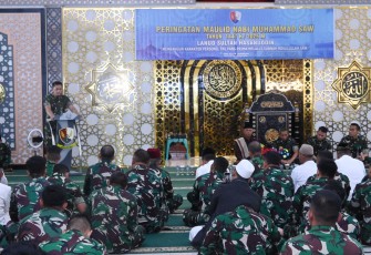 Lanud Sultan Hasanuddin saat Gelar Peringatan Maulid Nabi Muhammad SAW 1447 H/2025 M