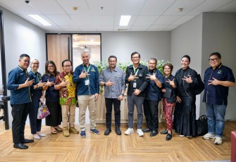 Menekraf Riefky saat audiensi di Menara Merdeka, Jakarta, pada Selasa, 11 Maret 2025.