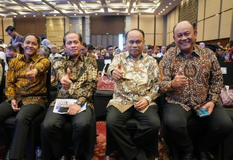 Menkop Budi Arie yang turut menghadiri Pameran APKASI Otonomi Expo 2025 di Tangerang, Kamis (28/8).