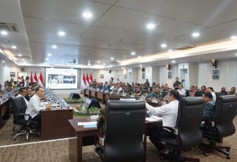 Mentan Amran saat Kumpulkan Forkopimda Provinsi NTT di Kantor Pusat Kementerian Pertanian (Kementan) pada Rabu (5/2/2025).