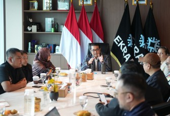 Menteri Ekraf, Selasa, 21 Oktober 2025 di Autograph Tower, Jakarta.