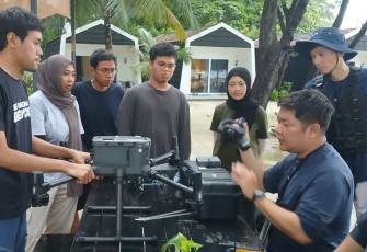 Pelatihan untuk pengujian dan Pemeriksaan Peralatan Drone