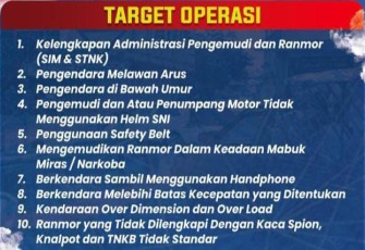 Target Operasi Patuh Seligi