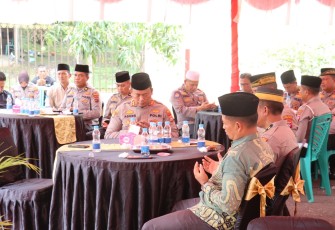 Polres Pasaman Barat Peringati Maulid Nabi Muhammad SAW Sekaligus Peletakan Batu Pertama Pembangunan Mushalla