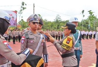 Polres Bintan Apel Gelar Pasukan Operasi Keselamatan Seligi 2025