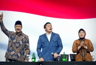 Rapat Koordinasi Nasional DTSEN di Hall Kota Kasablanka, Jakarta, Kamis (13/11/2025), yang dihadiri ratusan pimpinan BPS dan dinas sosial dari seluruh Indonesia.