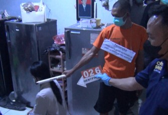 Rekonstruksi Pembunuhan Ibu dan Anak di Tambora