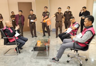 Adegan Rekonstruksi dalam Penyidikan Tindak Pidana Suap/Gratikasi PN Jakarta Pusat Perintangan Penanganan Perkara.