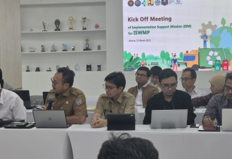 Rapat Kick-Off Meeting of Implementation Support Mission (ISM) for ISWMP yang digelar secara hybrid, beberapa waktu lalu